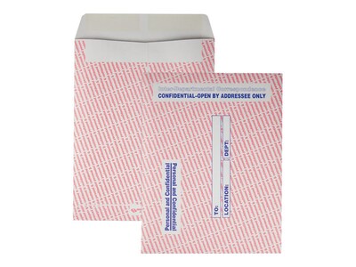 Quality Park Kraft Security Tinted Inter-Departmental Envelope 10" x 13", Multi Colors, 100/Box (QUA63778)
