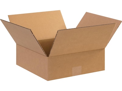 12" x 12" x 4", 32 ECT, Shipping Boxes, 25/Bundle (CW57276U)