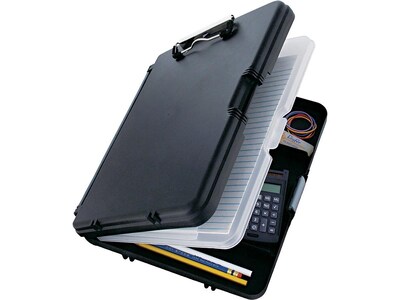 Saunders WorkMate II Polypropylene Storage Clipboard, Black (00552)