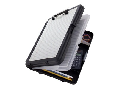 Saunders WorkMate II Polypropylene Storage Clipboard, Black (00552)