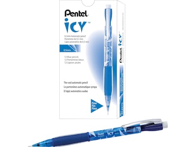 Pentel Icy Mechanical Pencils, 0.5mm Lead, Dozen (AL25TC)