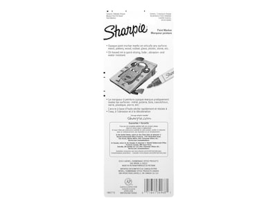 Sharpie Metallic Oil-Based Paint Markers, Medium Tip, Assorted, 2/Pack (34968)