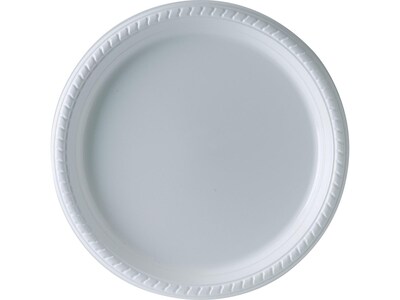 Solo Premium Plastic Plates, White, 25/Pack (PS95W-0099)
