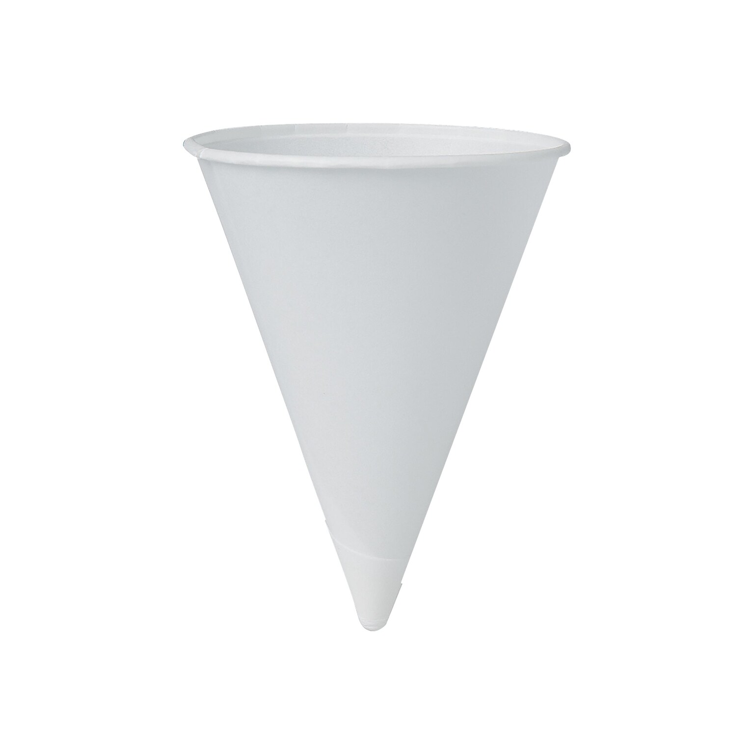 Solo Bare® Eco-Forward® Cone Cold Cups, 4 Oz., White, 5000/Carton (4BR-2050)