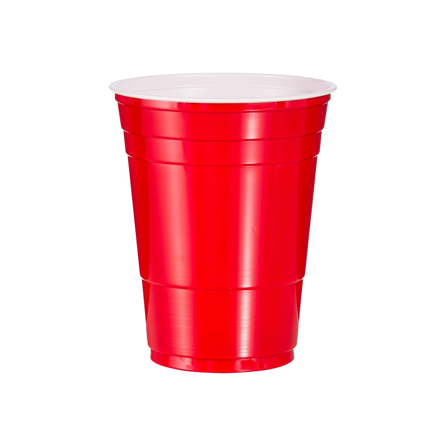 Solo Cold Cups, 16 Oz., Red, 1000/Carton (P16R)