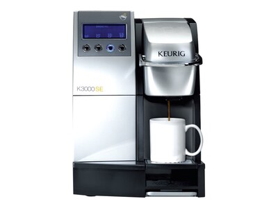 Keurig® K3000SE Commercial Brewing System Coffee Maker, Black/Silver (23000)