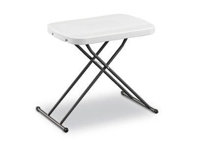 Quill Brand® Personal Folding Table, 25.5L x 17.8W, Gray (79143)