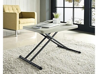 Quill Brand® Personal Folding Table, 25.5L x 17.8W, Gray (79143)