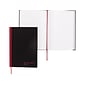 Black N' Red Black n' Red 1-Subject Professional Notebooks, 8.25" x 11.75", Wide Ruled, 96 Sheets, Black (JDK-D66174)