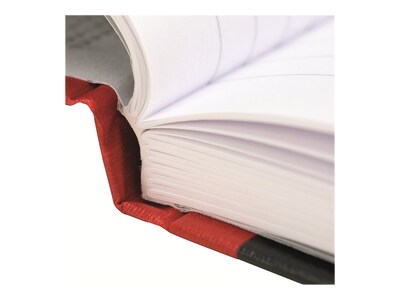 Black N' Red 1-Subject Professional Notebooks, 11 3/4" x 8 1/4", Wide Ruled, 96 Sheets, Black (JDK-D66174)