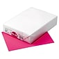 Pacon Kaleidoscope Paper, 24 lbs., 8.5 x 11, Hot Pink, 500 Sheets/Ream (PAC102052)