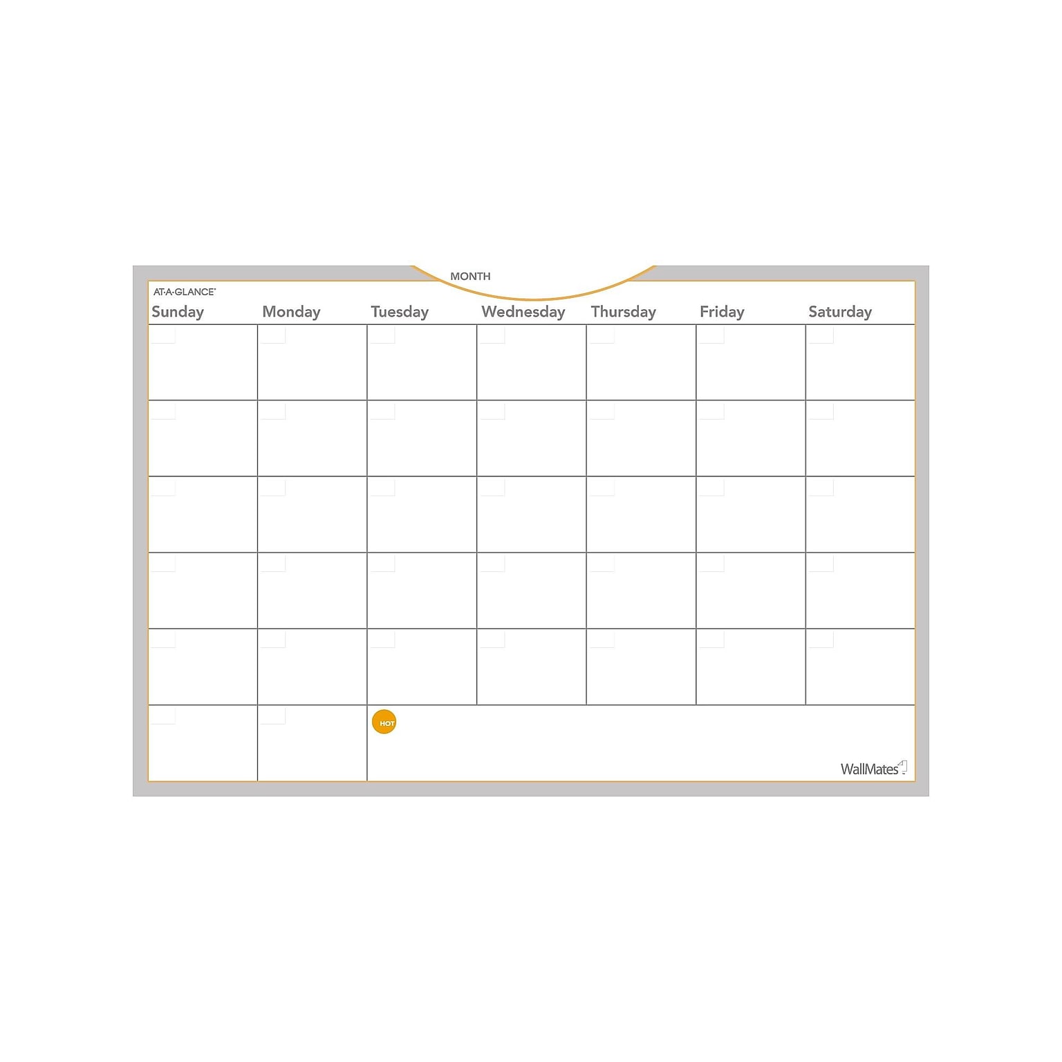 AT-A-GLANCE WallMates Dry-Erase Paint Planning Board, 12H x 18W (AW4020)