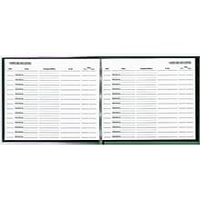 Rediform Visitor Book, 9.88 x 8.5, Black, 64 Sheets/Book (RED57802)