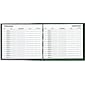 Rediform Visitor Book, 9.88" x 8.5", Black, 64 Sheets/Book (RED57802)