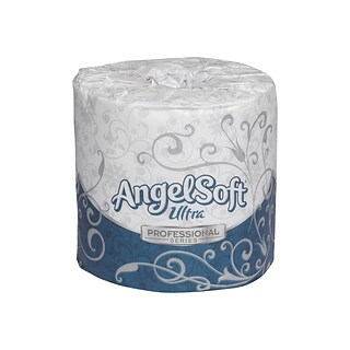 Angel Soft Ultra Professional Series 2-Ply Standard Toilet Paper, White, 400 Sheets/Roll, 60 Rolls/C