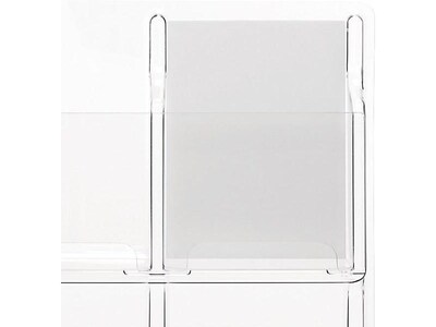 Safco Reveal Magazine Holder, Clear Plastic (5603CL)