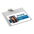 Baumgartens SICURIX ID Badge Holders, Clear, 50/Pack (67840)