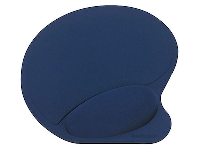 Kensington Wirst Pillow Foam Mouse Pad/Wrist Rest Combo, Non-Skid Base, Blue (L57803USF)