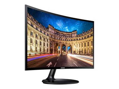 Samsung 390 Series C27F390 27" Curved LED LCD Monitor, High Glossy Black