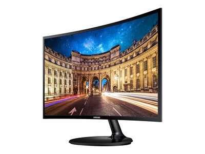 Samsung 390 Series C27F390 27" Curved LED LCD Monitor, High Glossy Black