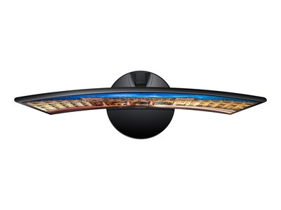 Samsung 390 Series C27F390 27" Curved LED LCD Monitor, High Glossy Black