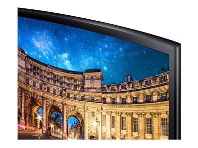 Samsung 390 Series C27F390 27" Curved LED LCD Monitor, High Glossy Black