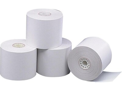 Quill Brand® Thermal Cash Register Rolls, 1-Ply, 3-1/8x230, 50/Carton (386659)