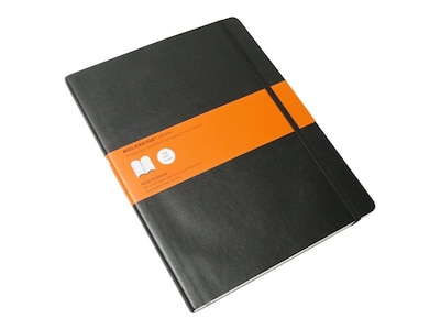 Moleskine Professional Notebooks, 9.75" x 7.5", College Ruled, 96 Sheets, Black (707223)
