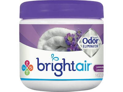 Bright Air Super Odor Eliminator Solid Air Fresheners, Lavender/Fresh Linen (900014)