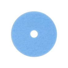 3M 27 Burnish Floor Pad, Sky Blue, 5/Carton (305027)