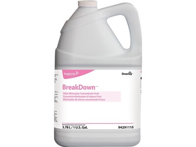 BreakDown Odor Eliminator Concentrate, Fresh, 4/Carton (94291110)