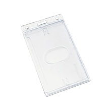 Advantus ID Badge Holders, Clear, 25/Box (76076)