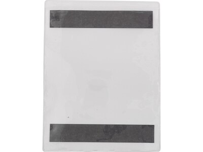 Staples Job Ticket Holders, 9" x 12", Clear, 15/Pack (28516)