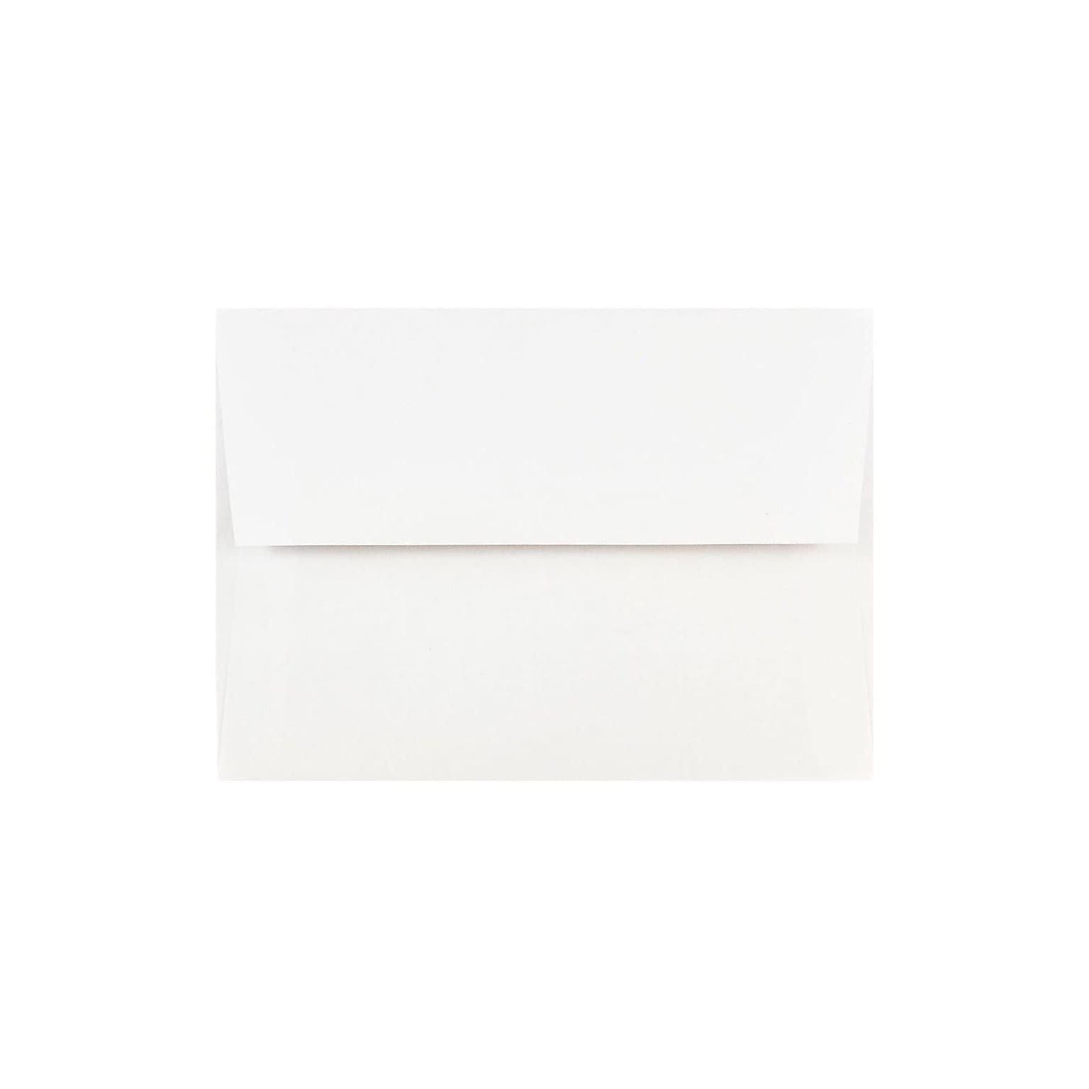 JAM Paper A7 Invitation Envelope, 5 1/4 x 7 1/4, Regular White, 50/Pack (73767I)