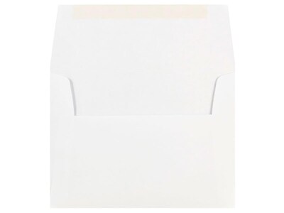 JAM Paper A7 Invitation Envelope, 5 1/4 x 7 1/4, Regular White, 25/Pack (73767)