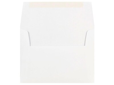 JAM Paper A7 Invitation Envelope, 5 1/4 x 7 1/4, Regular White, 50/Pack (73767I)