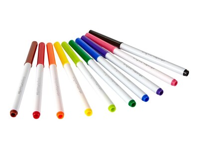 Crayola Washable Markers With Retractable Tips, School Supplies, 10 Count