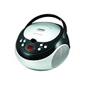 Naxa NPB-251 Portable CD Player with AM/FM Stereo Radio, Black