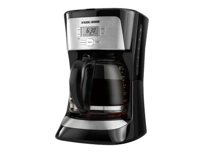 Photo 1 of 
Black & Decker 12-Cup Automatic Drip Coffee Maker, Black (CM2020B) 9.06"D x 13.98"W x 12.2"H
