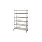 Nahanco 6-Shelf Heavy Duty Utility Rack, 48"W, Chrome (EL8162)