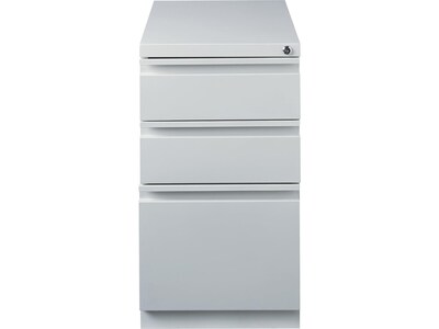 Quill Brand® 3-Drawer Vertical File Cabinet, Locking, Gray, 22.88D (25172D)