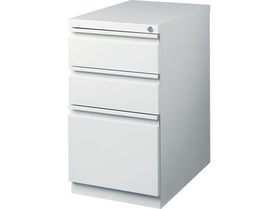 Quill Brand® 3-Drawer Vertical File Cabinet, Locking, Gray, 22.88"D (25172D)