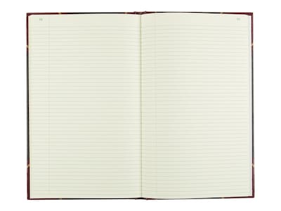 National Texhide Series Record Book, 8.75" x 14.25", Black, 150 Sheets/Book (57131)