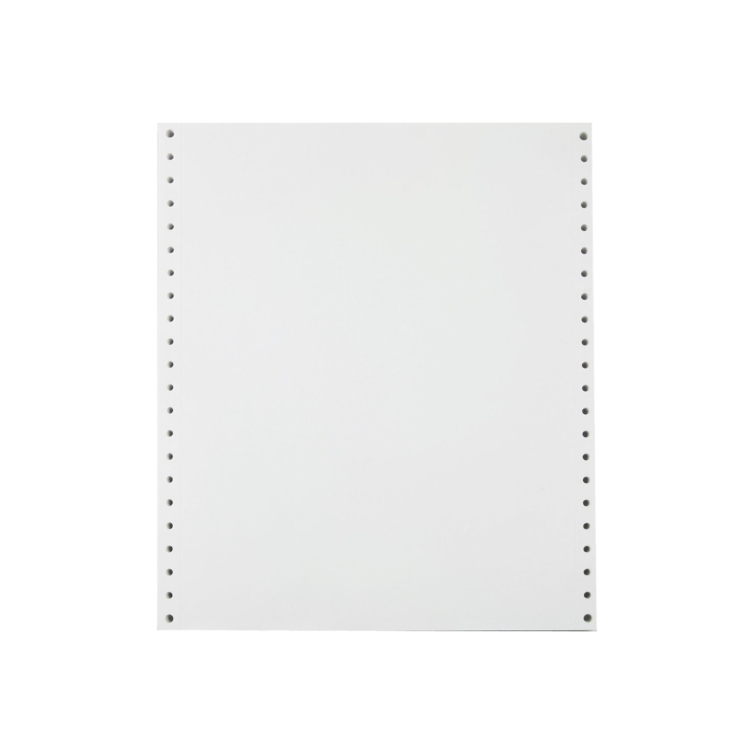 Staples Continuous Paper, 9.5 x 11, 20 lbs., White, 2500 Sheets/Carton (27125/177154)