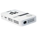 AAXA Ultra Portable LED Pico Projector, 720P, 100 Minute Battery, White (KP-101-01)