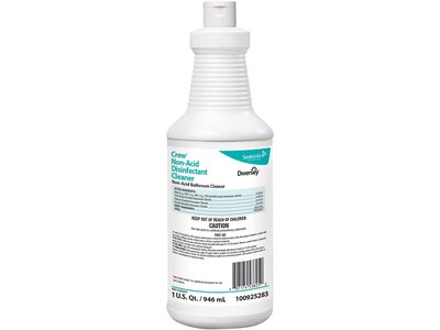 Crew Non-Acid Disinfectant All-Purpose Cleaner, Floral Fresh, 32 Oz., 12/Carton (100925283)