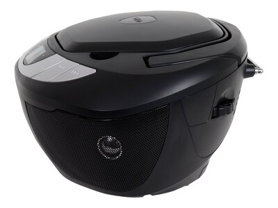 Jensen CD-475 Portable CD Player with AM/FM Stereo Radio, Black