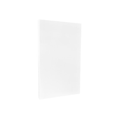 JAM Paper 32 lb. Cardstock Paper, 8.5 x 14, White, 100 Sheets/Pack (236931270)