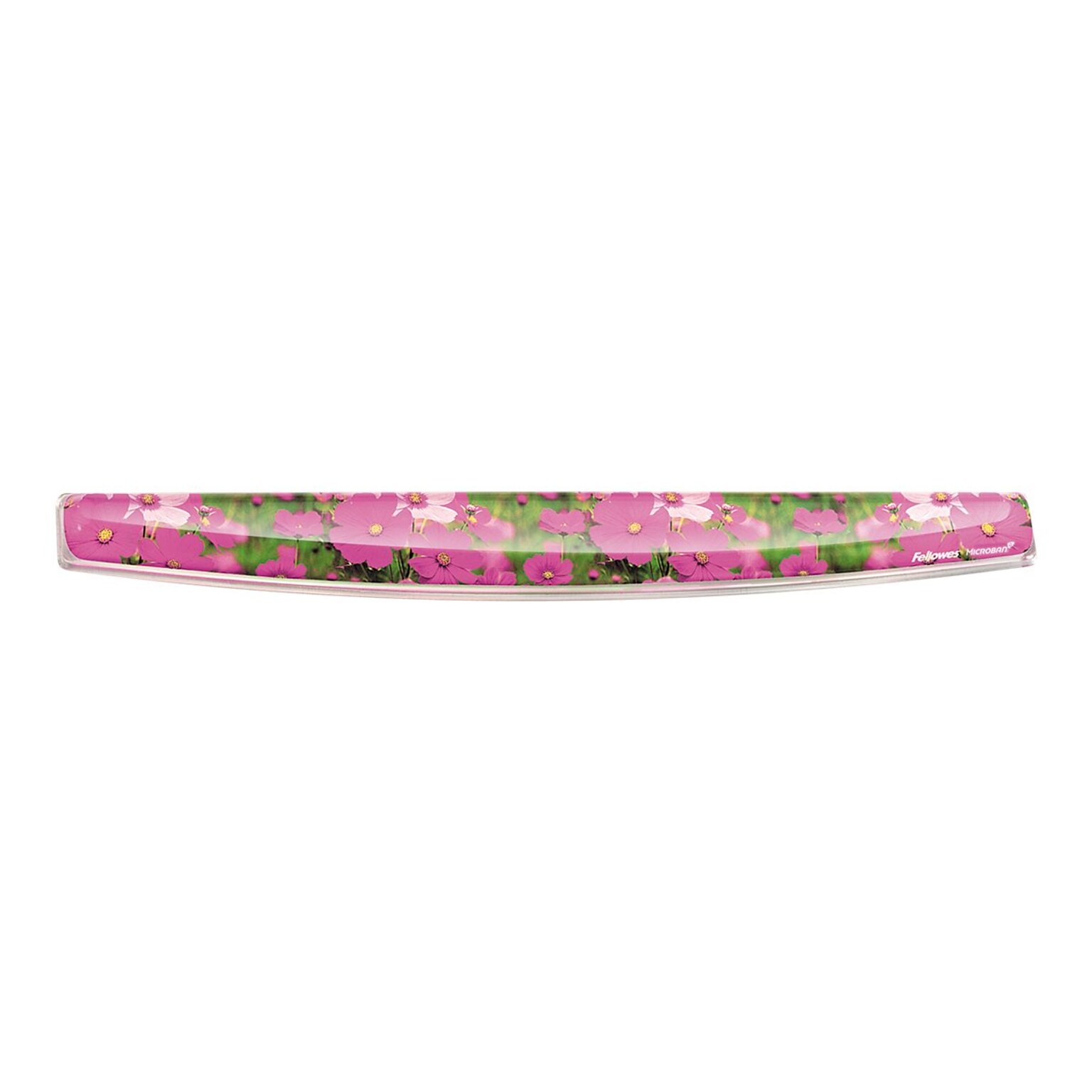 Fellowes Photo Gel Wrist Rest, Pink Flowers (9179101)