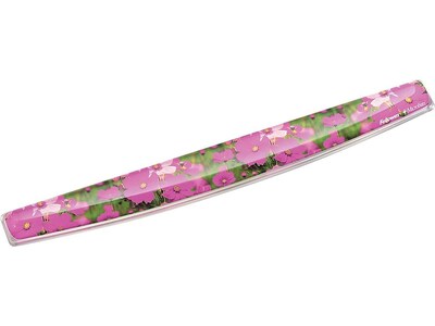 Fellowes Photo Gel Wrist Rest, Pink Flowers (9179101)